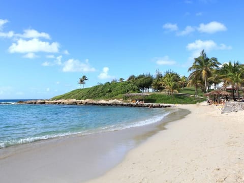Appart mit Meerblick, Pool und Strand 150m entfernt