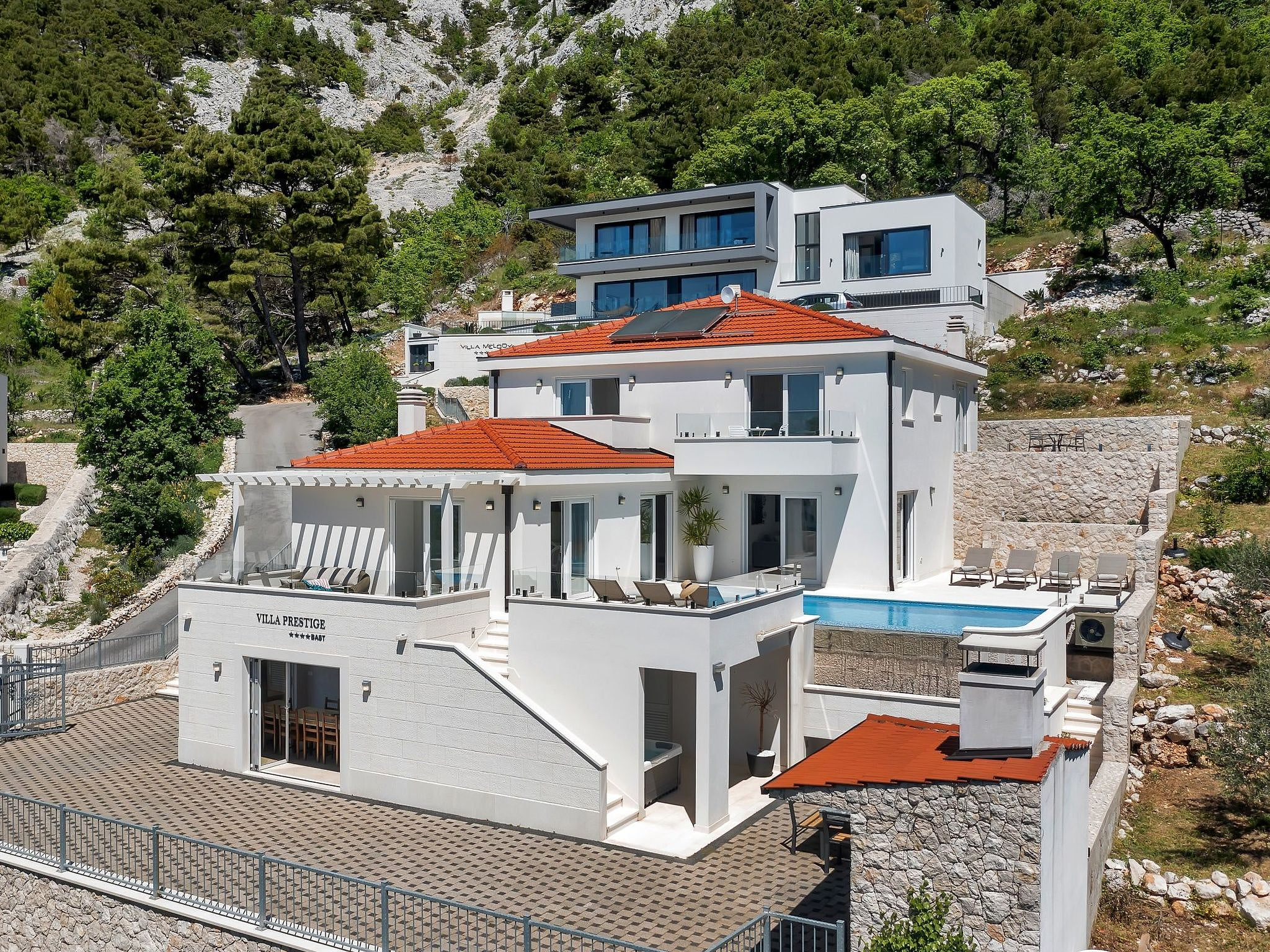 mit Privatpool für 8 Personen + 2 Kinder ca. 450 m² in Bast, Dalmatien (G