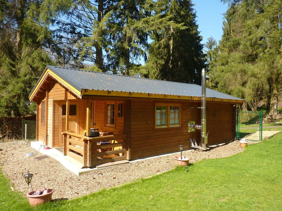 Casa de madera para cuatro personas con terraza - Simmern