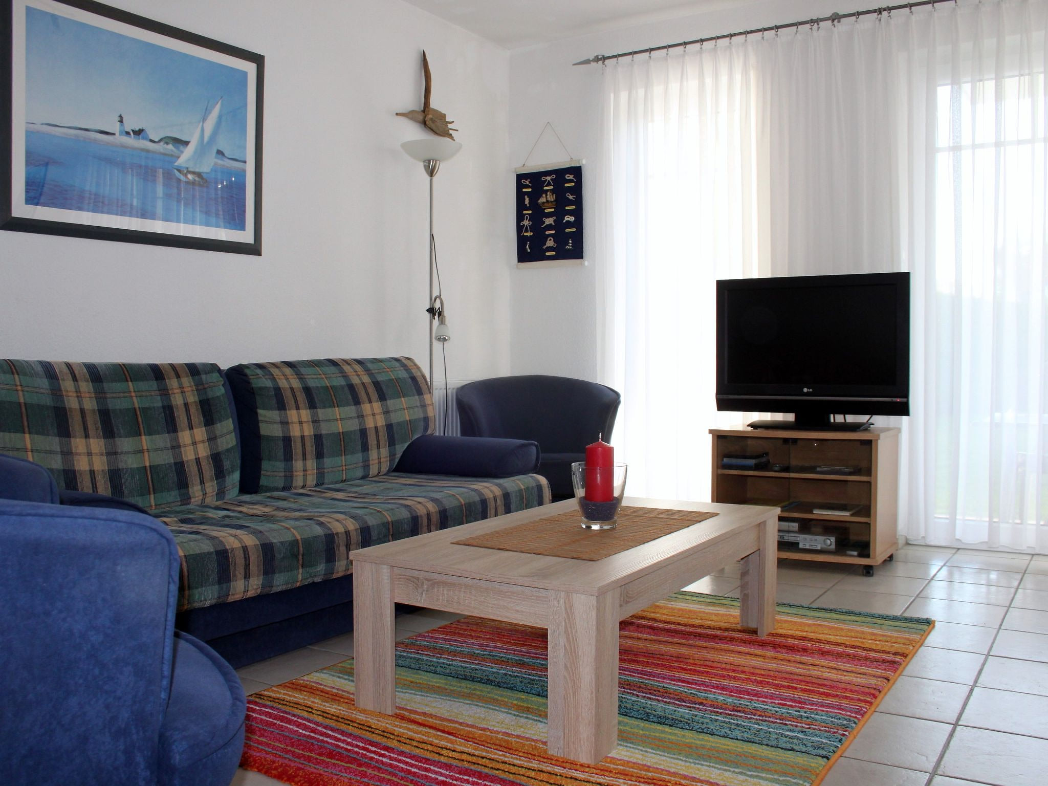 Strandnahe Wohnung mit Terrasse und Parkplatz