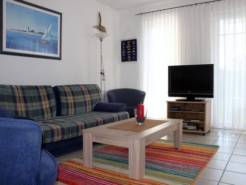 Strandnahe Wohnung mit Terrasse und Parkplatz