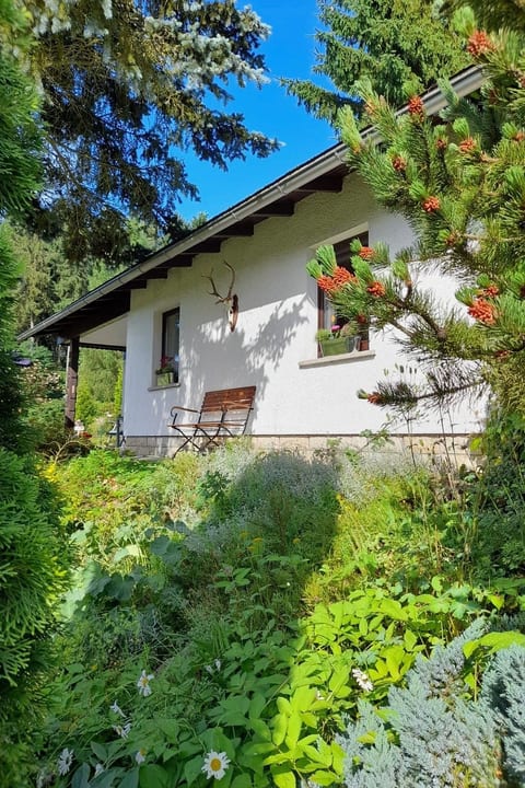 Am Wald gelegenes Ferienhaus "Wolf" mit Kamin