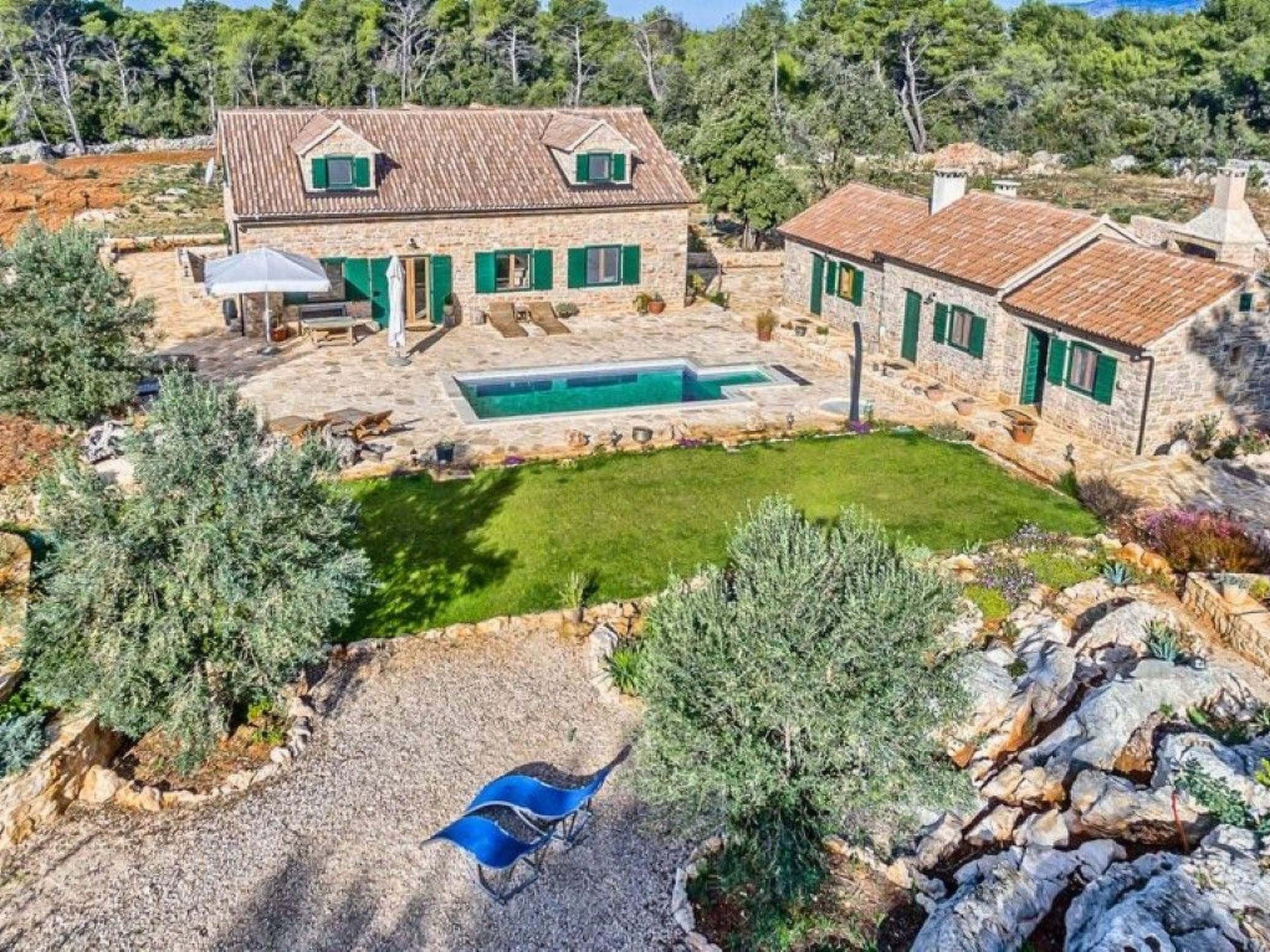 Villa Aristea bestehend aus drei Häusern