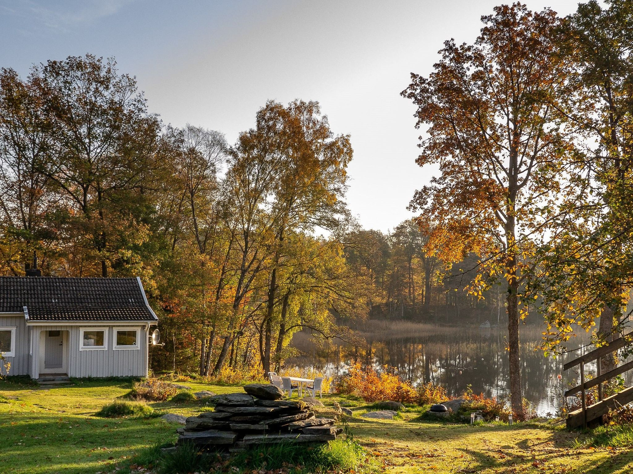 Schwedisches Glück, zwischen Wäldern und einem See