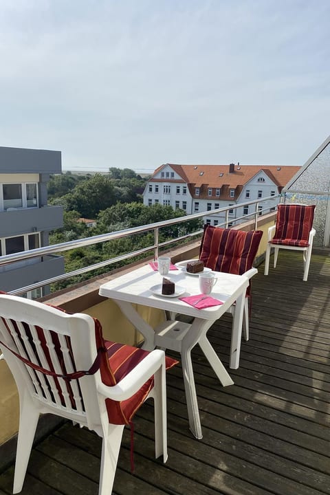 Penthouse mit Meerblick direkt am Strand