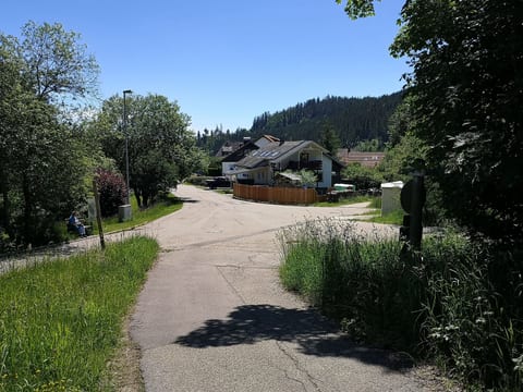 Haus Maria Hochschwarzwald, Garten umzäunt, Wald