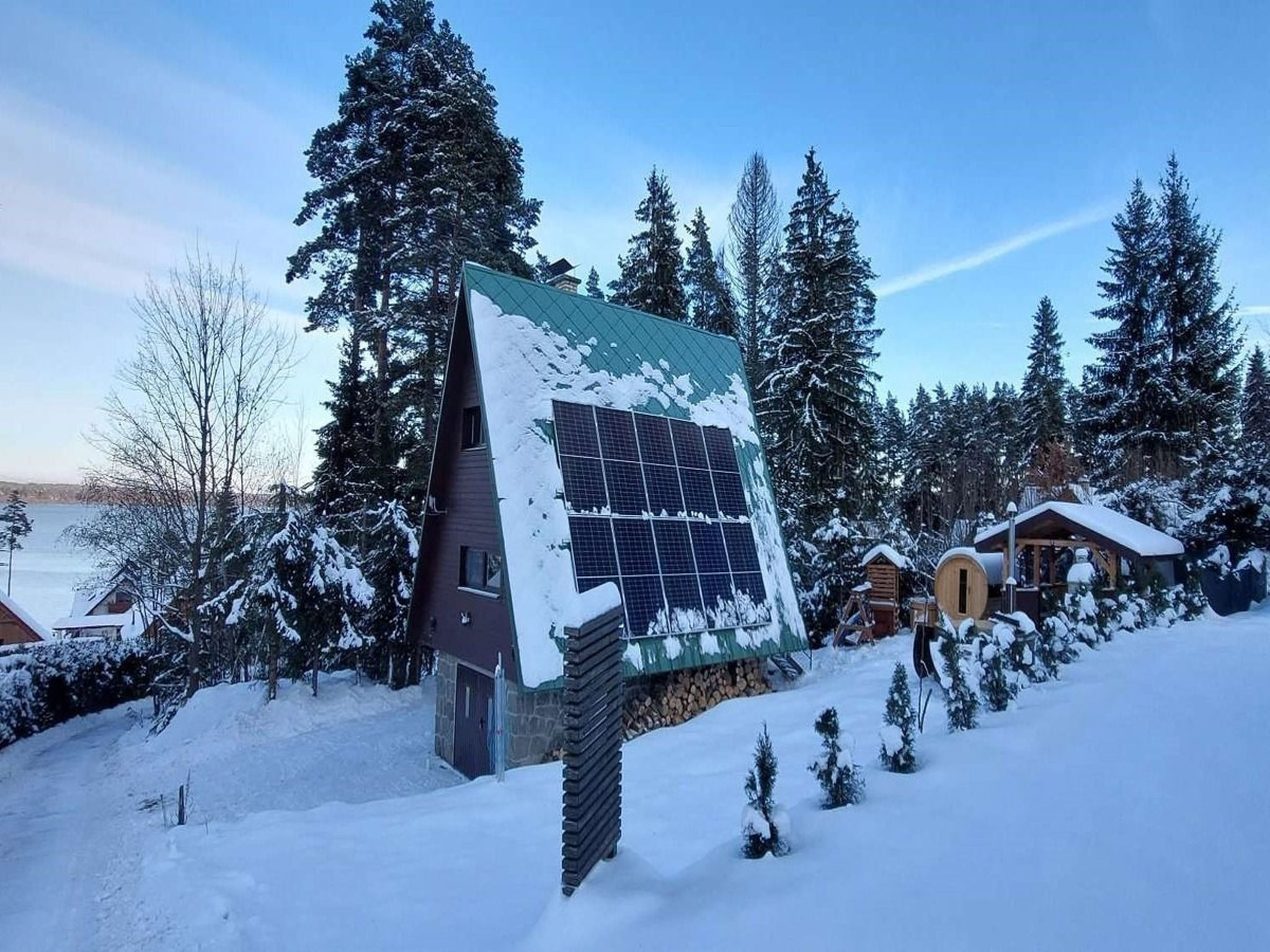 Hütte in der Orava
