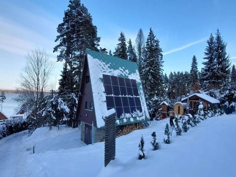 Hütte in der Orava