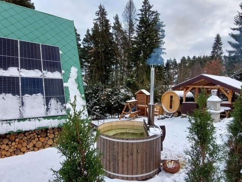Hütte in der Orava