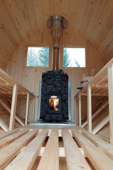 Hütte in der Orava