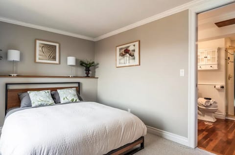 "We grandparents chose to sleep in the downstairs Queen BR with own bathroom."