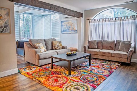 Modern and open living area