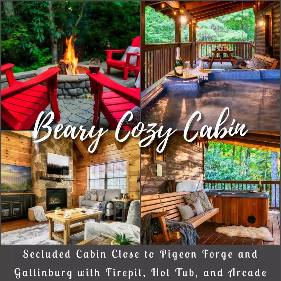 Welcome to our BEARY COZY CABIN in Sevierville!!