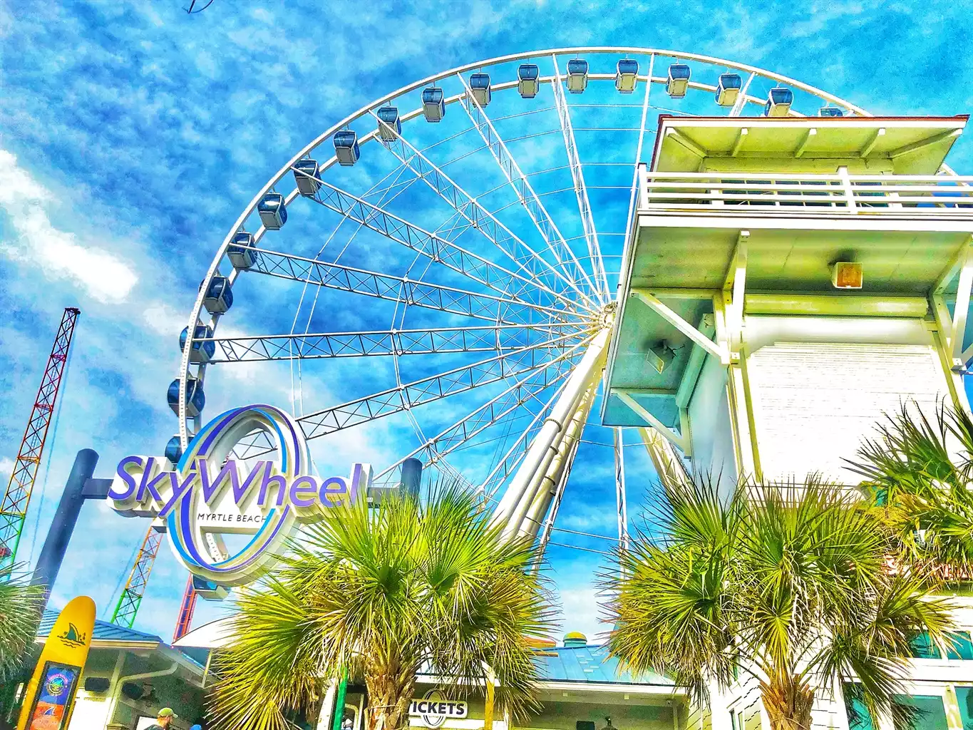 Sky Wheel & Boardwalk 6.3 miles north of the resort Sky Wheel & Boardwalk 6.3 miles north of the resort - Nature Lovers Lagoon - Myrtle Beach