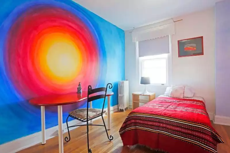 Back bedroom with full size bed Back bedroom with full size bed - Spacious 3 brdm house in quiet Baltimore city area - Baltimore