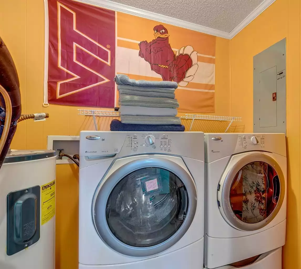 Laundry Room. Go Hokies! - Ye Scurvy Sea Dog - Nags Head