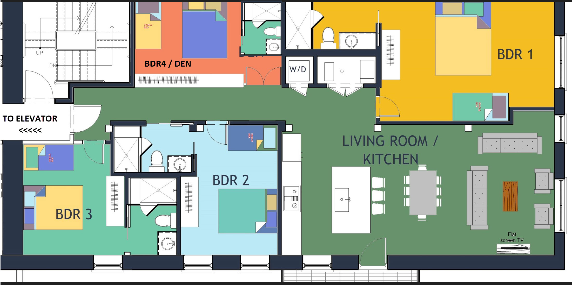 Magic Factory Loft 3 East Floorplan - MFL 3 East - Chicago