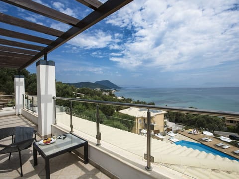 Ferienvilla mit Blick auf das Wasser