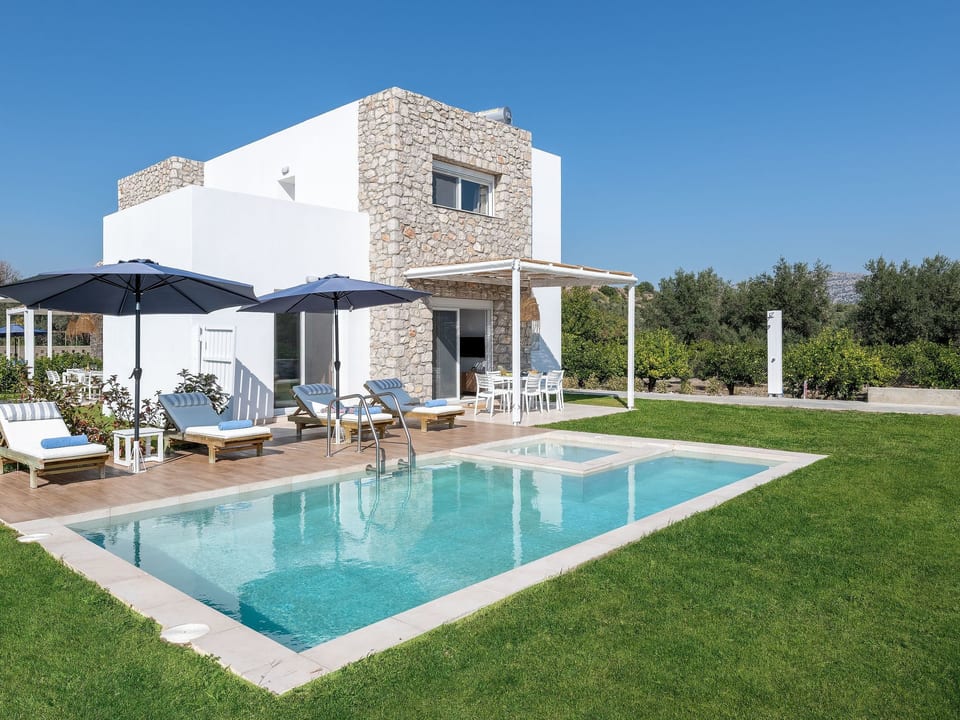 Ferienvilla New Ossiano Pool - Faliraki