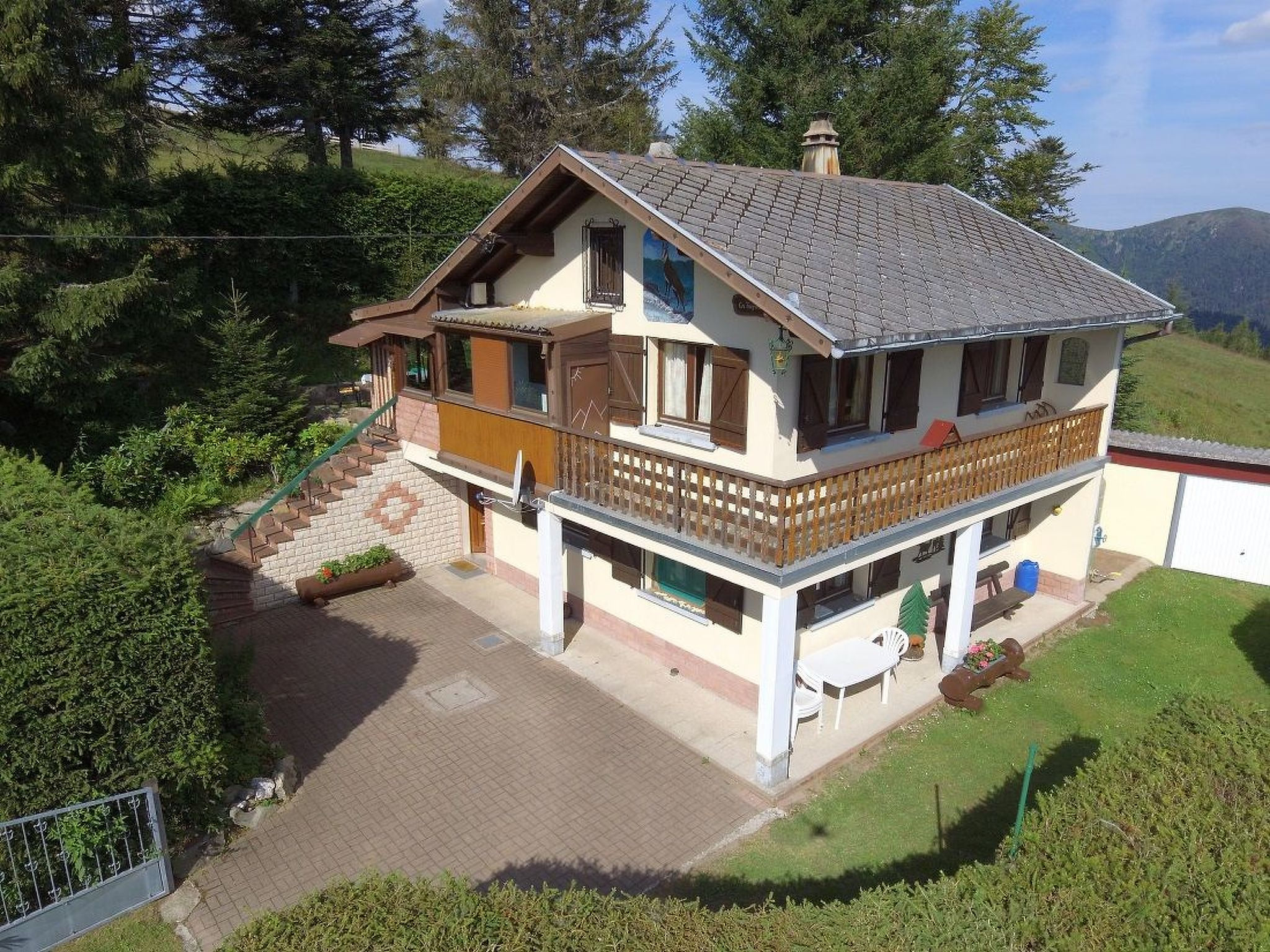 Zwischen Elsass und Vogesen, gite in einem schönen Chalet.