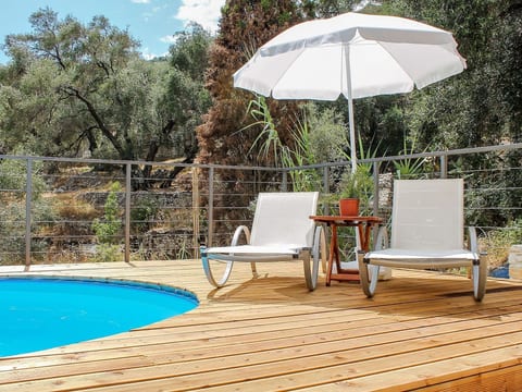 Villa Amfiliki in der Nähe der Agni-Bucht mit privatem Pool