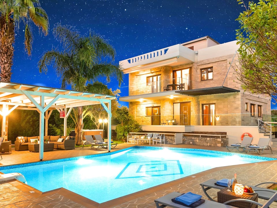 Mirsini Villa Privater Pool Jacuzzi - Almyrida
