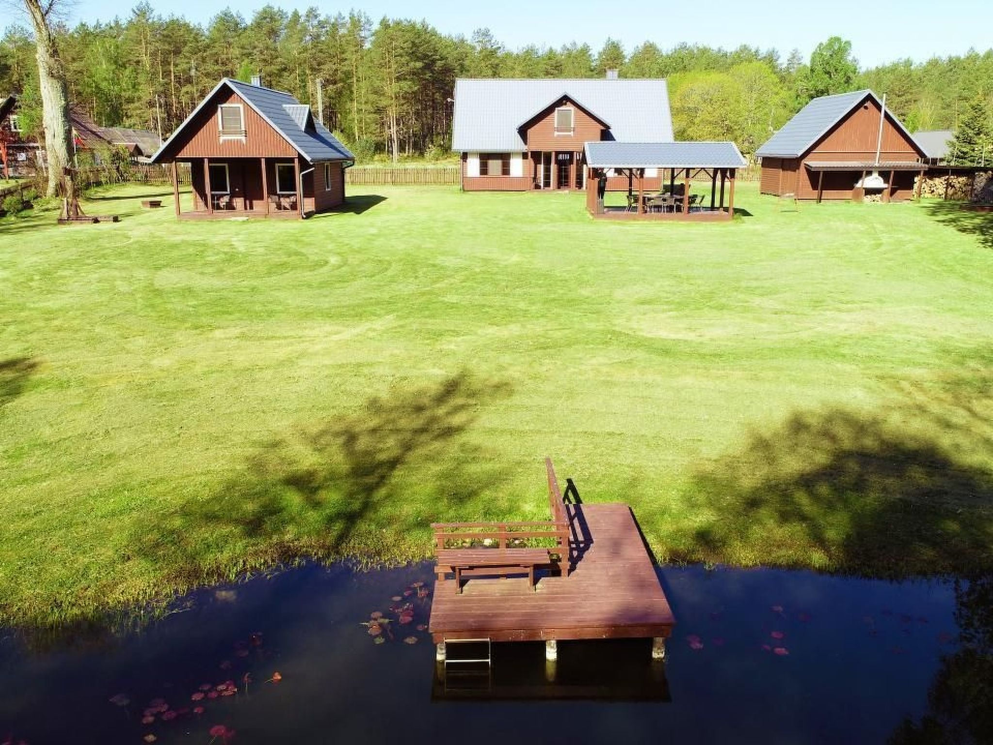Charmante Waldvilla Dzukijos Uoga am See