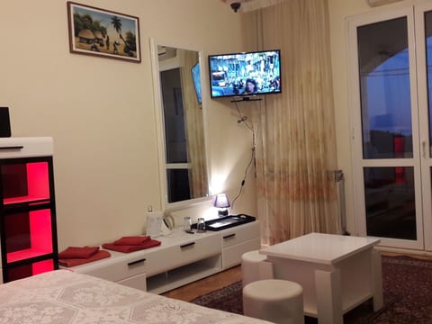 Gästezimmer "Meerblick" mit Blick auf das Wasser
