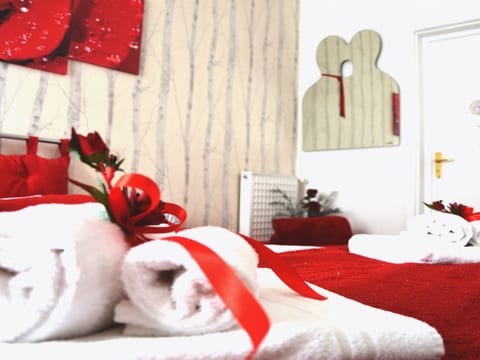 Zimmer 'Rose' mit Balkon