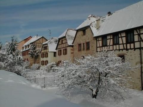 La Maison Bleue im Zentrum des Elsass in Bergheim