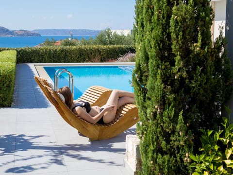 Luxusvilla in Almyrida mit wunderschönem Blick