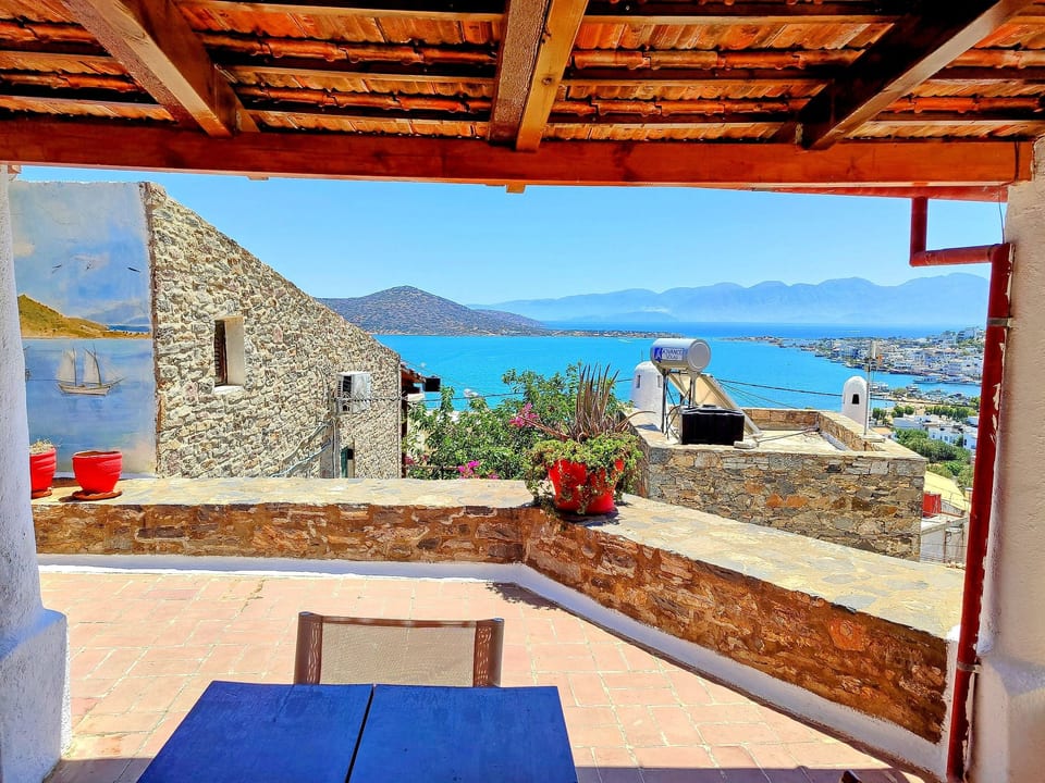 Authentisches Kreta Elounda Haus mit Meerblick Margarita - Plaka