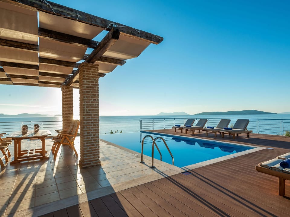 Karavi Villa mit privatem Zugang zum Meer - Sivota