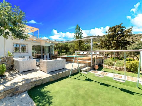 "Cretan Lodge" mit Blick auf das Wasser