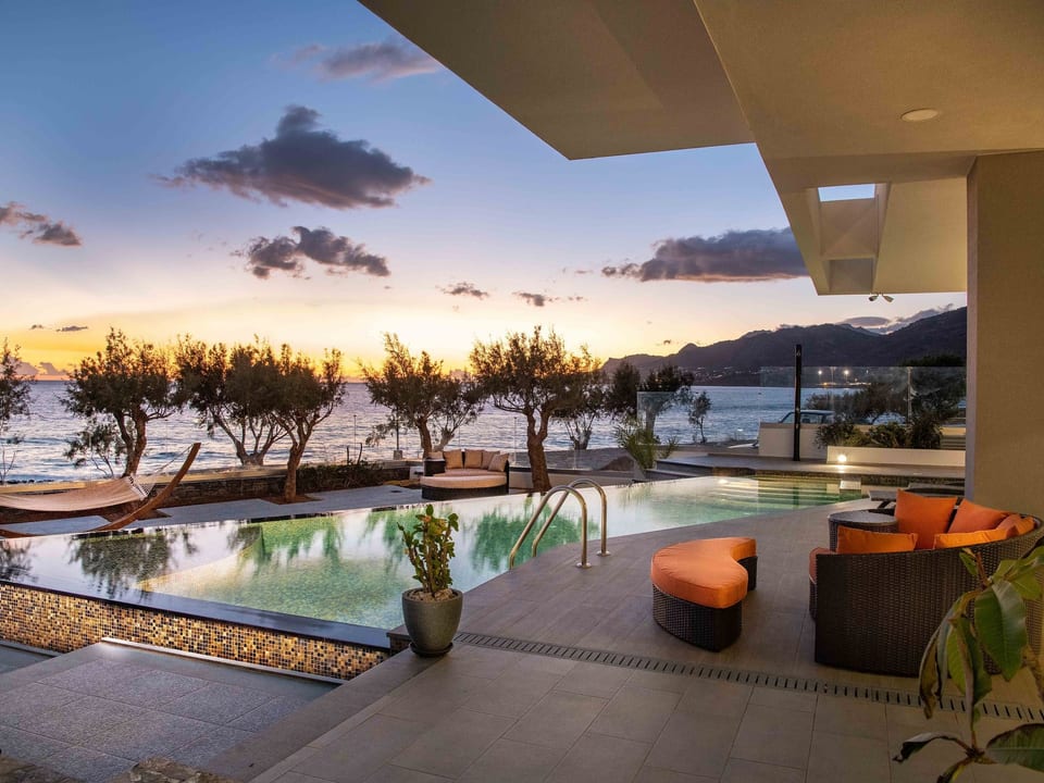 Ferienvilla Jupiter Views mit Infinity Pool - Koutsouras