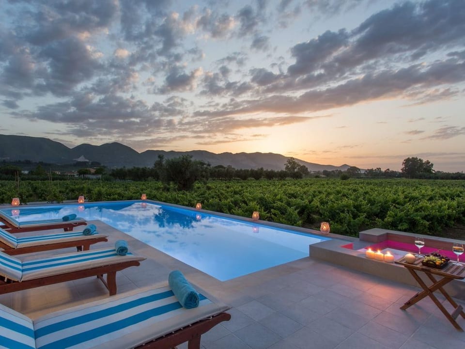Haus in Arkadii mit Innenbalkon - Agios Leon
