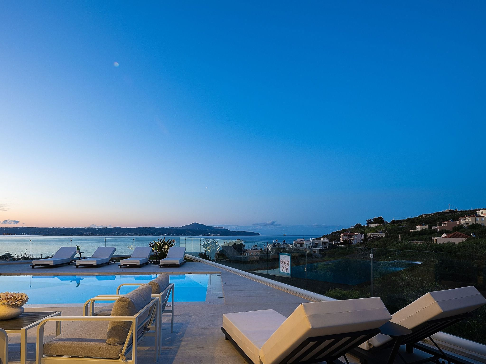 Kalyves Royal Villa-''Gratis''beheizter Pool, Fitnessraum, Meerblick