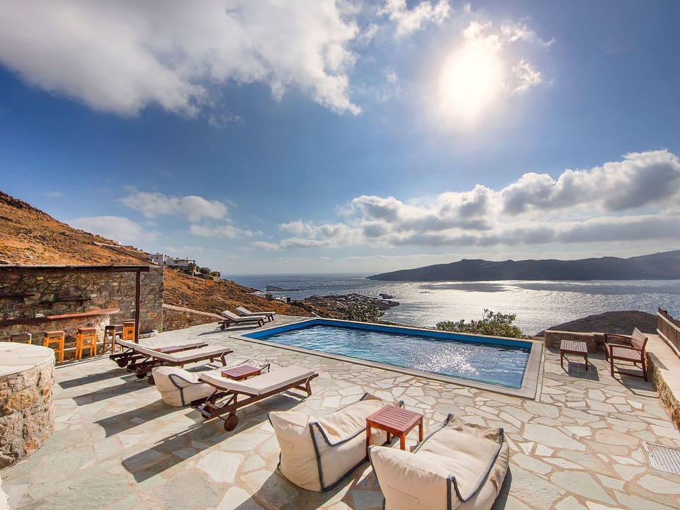 Grand Atemberaubende Villa mit Meerblick und privatem Pool - Mykonos