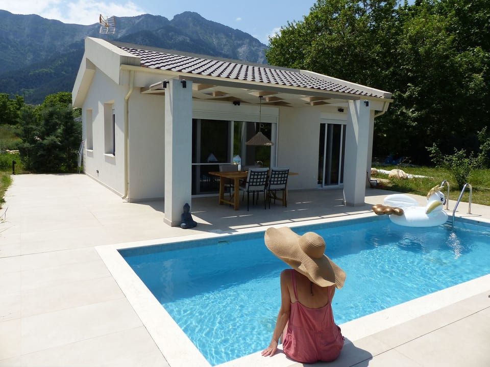 Casa O mit Swimmingpool and großer Terrasse - Thasos
