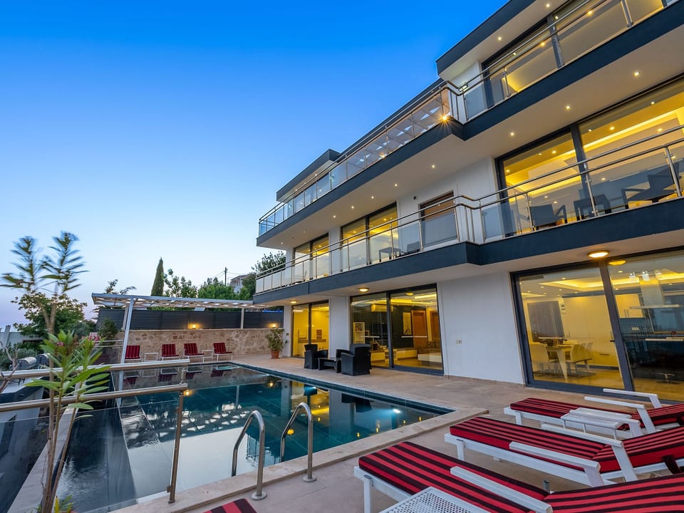 Villa mit Traum-Meerblick für 12 Personen - Kaş