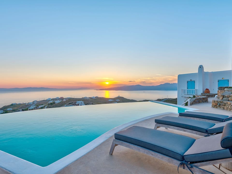 Ferienvilla Aquata mit Whirlpool - Mykonos