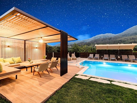 Cretan Sunrise Villa Heated Pool