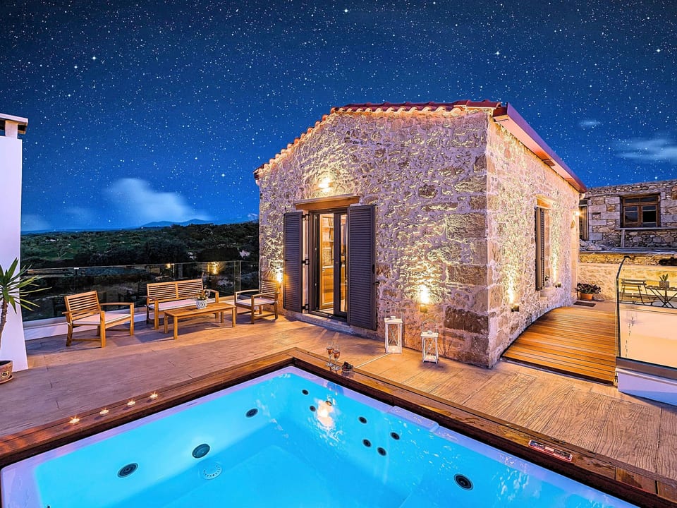 Akalli Villa Privater Pool, Whirlpool - Georgioupoli
