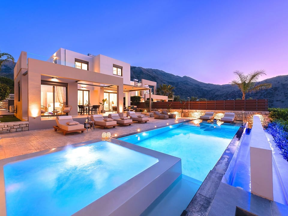 Minoas Villa mit Whirlpool - Georgioupoli