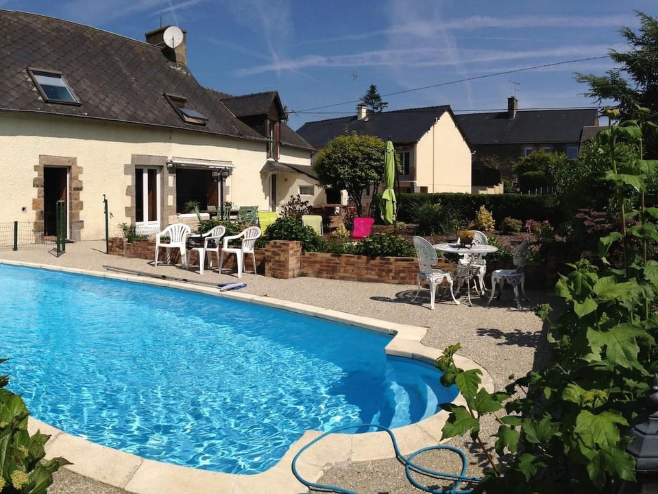 Longère mit Pool - Saint-James