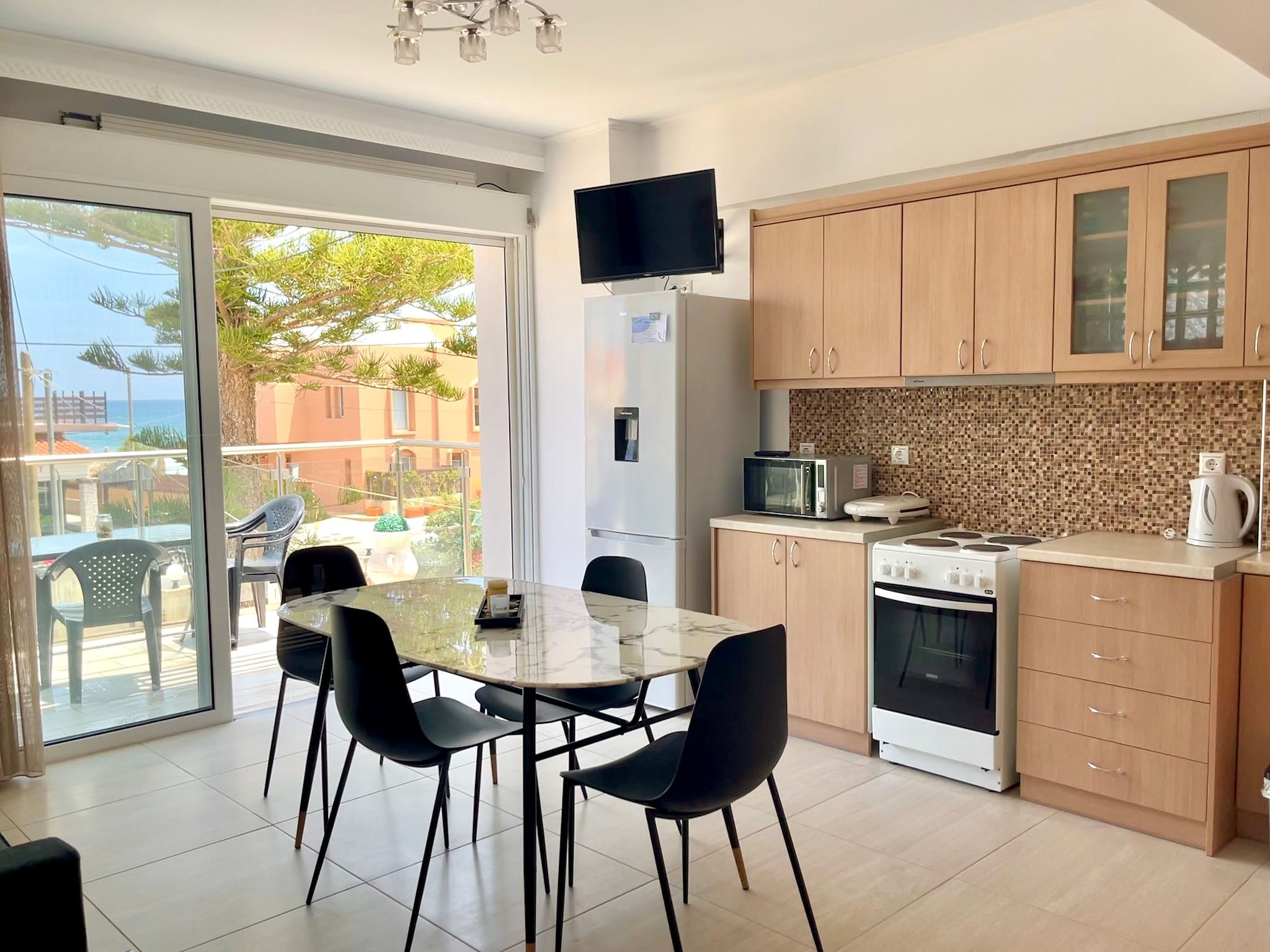 Penthouse am Strand von Chania Ägäis Kreta