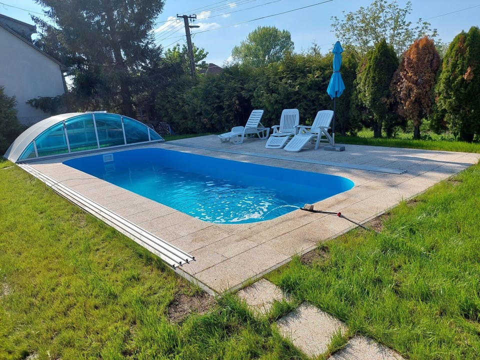 Schönes Ferienhaus mit Pool in ruhiger Lage - Balatonszentgyörgy