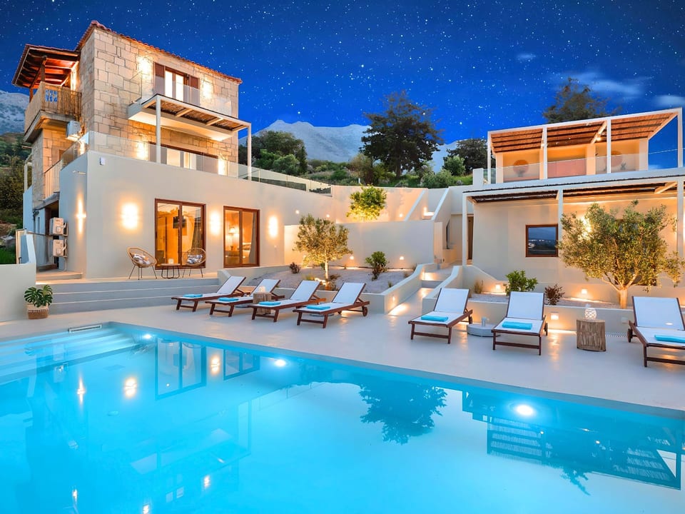 Soluna Villa Privater Pool - Georgioupoli