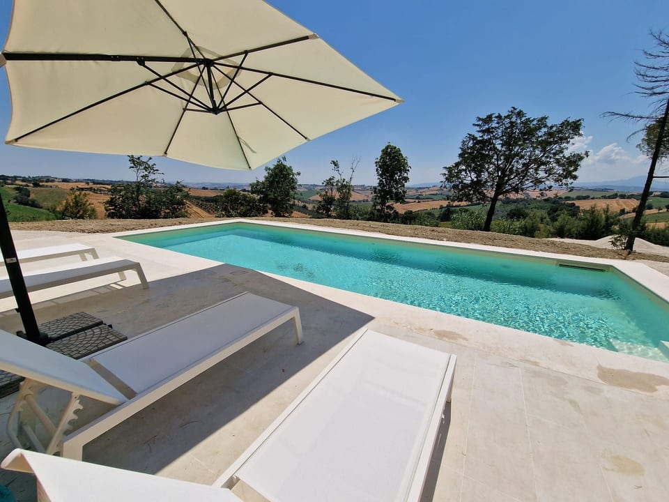 Haus mit Terrasse mit Aussicht und Gemeinschaftspool - Belvedere Ostrense