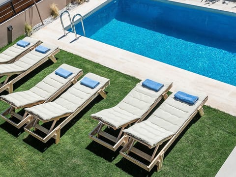 Ferienvilla "Fos" mit Blick auf das Wasser